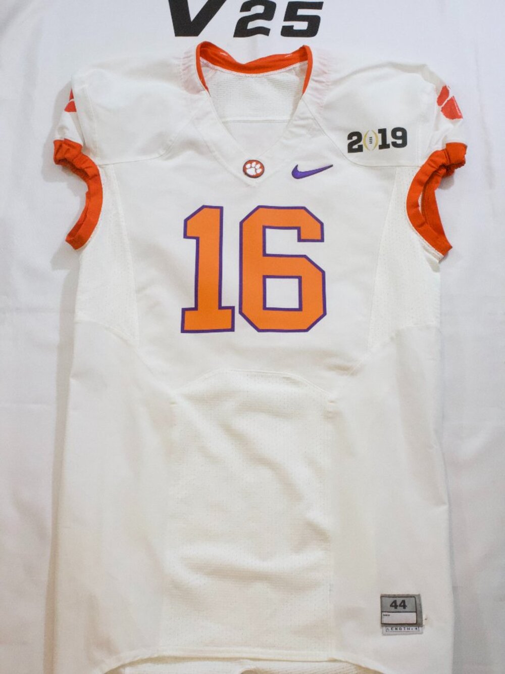 Men's Nike Trevor Lawrence Clemson Tigers Football CFB Championship Jersey Sz 44